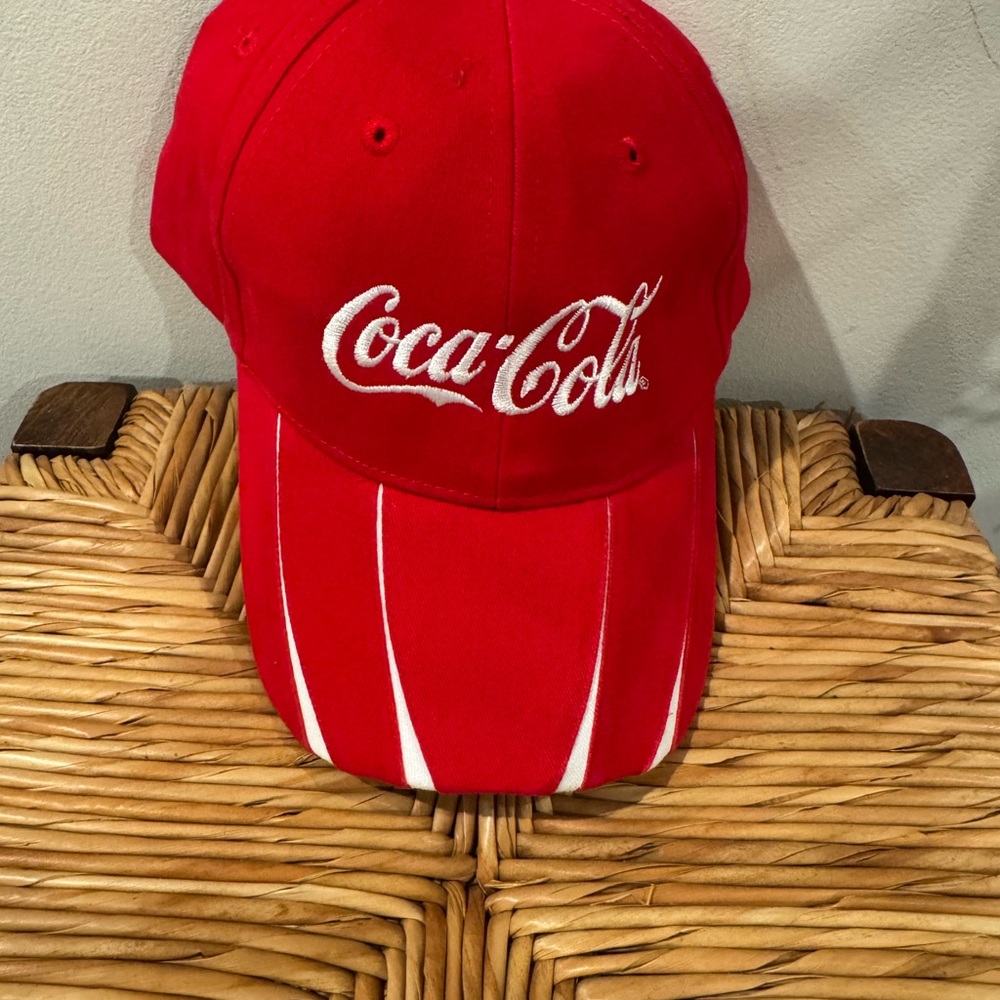 Adams Adjustable Red Coca-Cola Baseball Cap